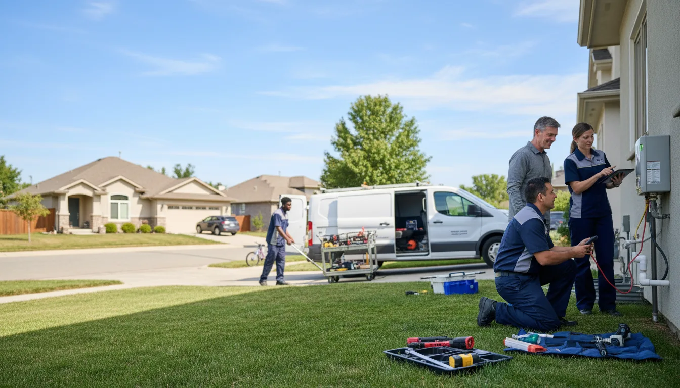 Tankless water heater service in Freelandville, IN